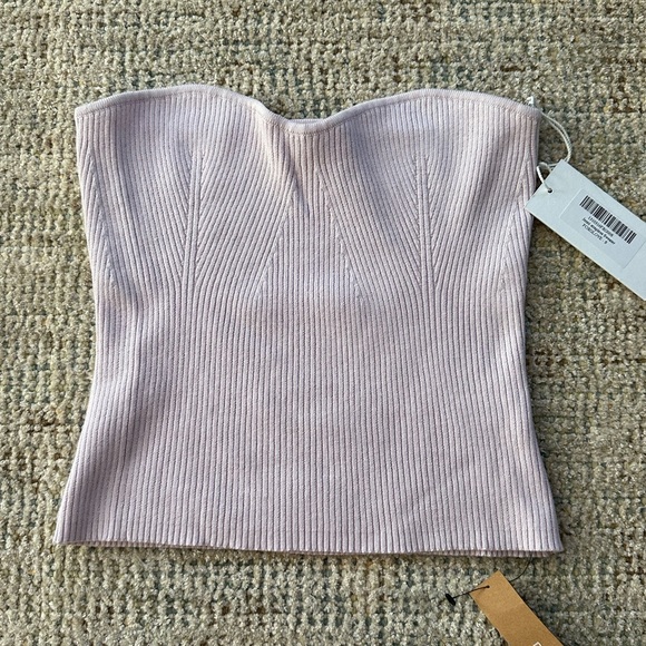 NWT Reformation Jenni Strapless Seater Top - Picture 2 of 4